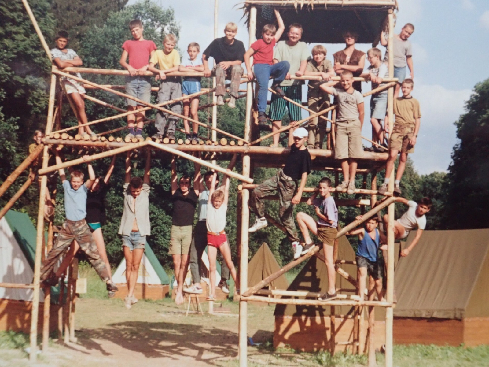 Tbor 1. oddlu skaut Chvalkovice 1993